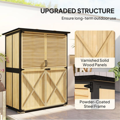 US Local Outdoor Garden Storage Shed Tool House