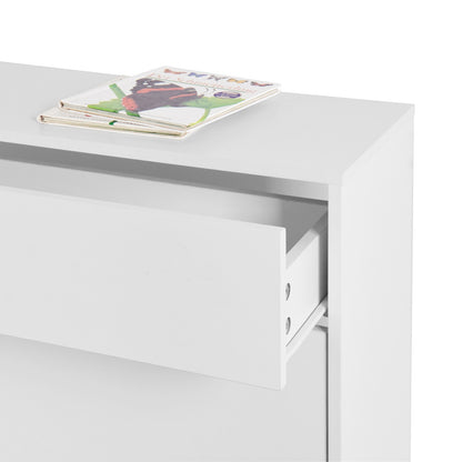 US Local Modern Shoe Cabinet With Drawers & Metal Legs, Freestanding Storage Organizer