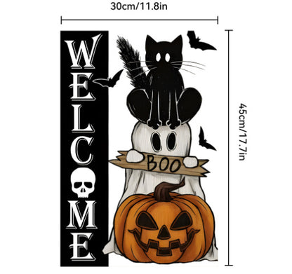 US Local Halloween Garden Banner Day Of The Dead Flag Creative Ghost