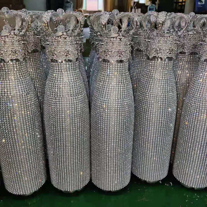 Trendy Good-looking Diamond Inlaid Crown Cup