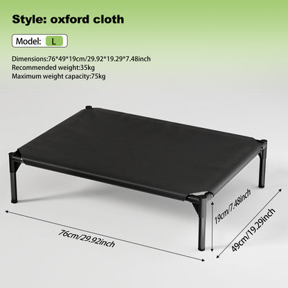 US Local Bi-material Pet Bed Is Of Your Choice,The Detachable Design Of The Oxford Cloth And Breathable Mesh Pet Bed Combines The Characteristics Of Breathable, Waterproof And Odorless To Create A Comforta