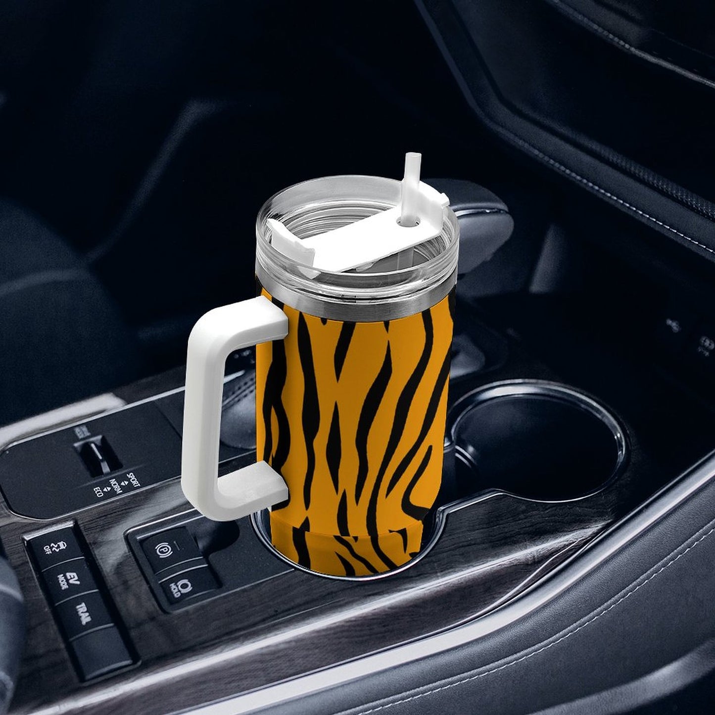 PHDT00210 POD US Local Tumbler 40 oz Large Capacity Car Cup Orange Tiger