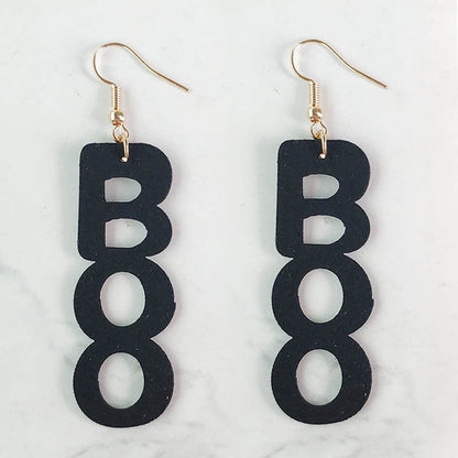 Women's Halloween Skull Spider Earrings