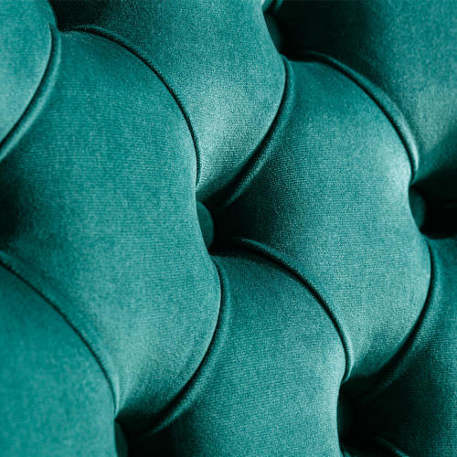 US Local High-end Tufted Solid Wood Contemporary Velvet Upholstered Dining Chair With Golden Stainless Steel Plating Legs,Nailhead Trim,Set Of 2