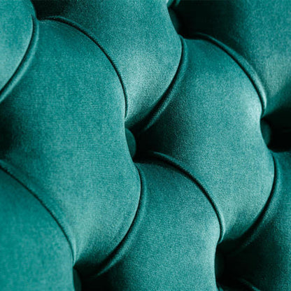 US Local High-end Tufted Solid Wood Contemporary Velvet Upholstered Dining Chair With Golden Stainless Steel Plating Legs,Nailhead Trim,Set Of 2