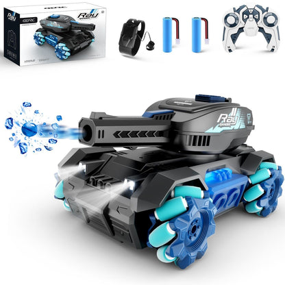 US Local RC Tank Toys Four Wheel Drive Remote Control Car 2.4G Gesture Control Water Bomb