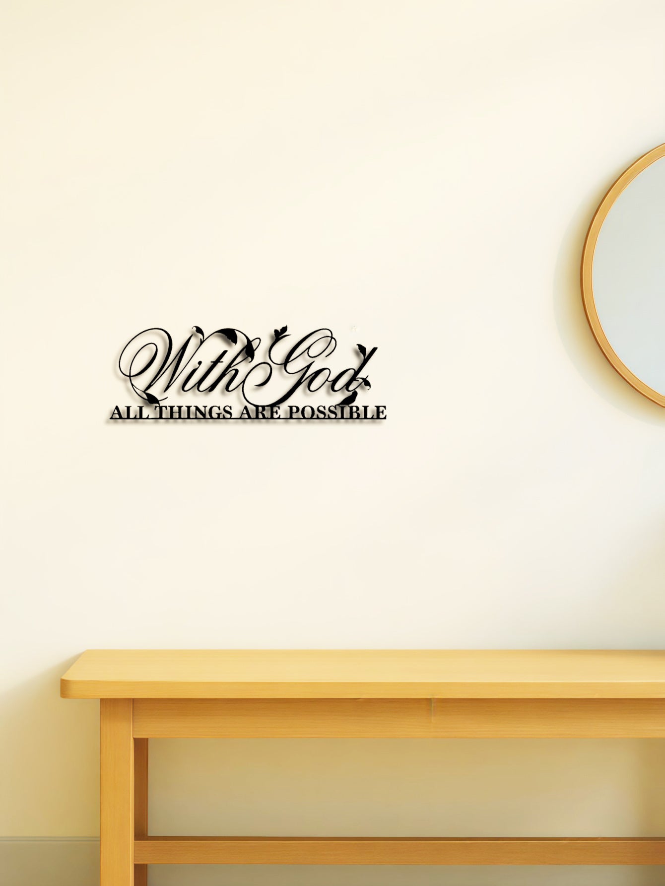 US Local Inspiring Metal Sculpture Wall Art,Exquisite Religious Accent Wall Sculptures