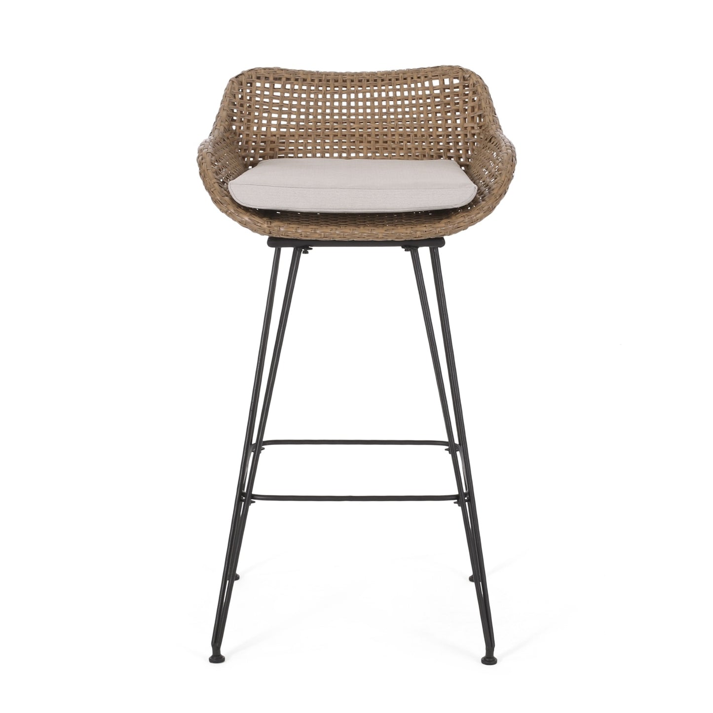 US Local PE Rattan BAR STOOL