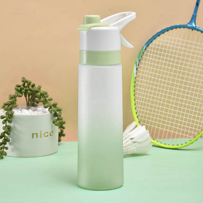 US Local Spray Water Bottle For Girls Outdoor Sport Fitness Water Cup Large Capacity Spray Bottle Drinkware Travel Bottles Kitchen Gadgets