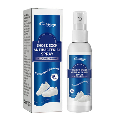 US Local South Moon Shoe And Sock Deodorizing Spray Shoe And Sock Cleaner Sweaty Feet Odor Remover Dry Shoe Cabinet Freshener