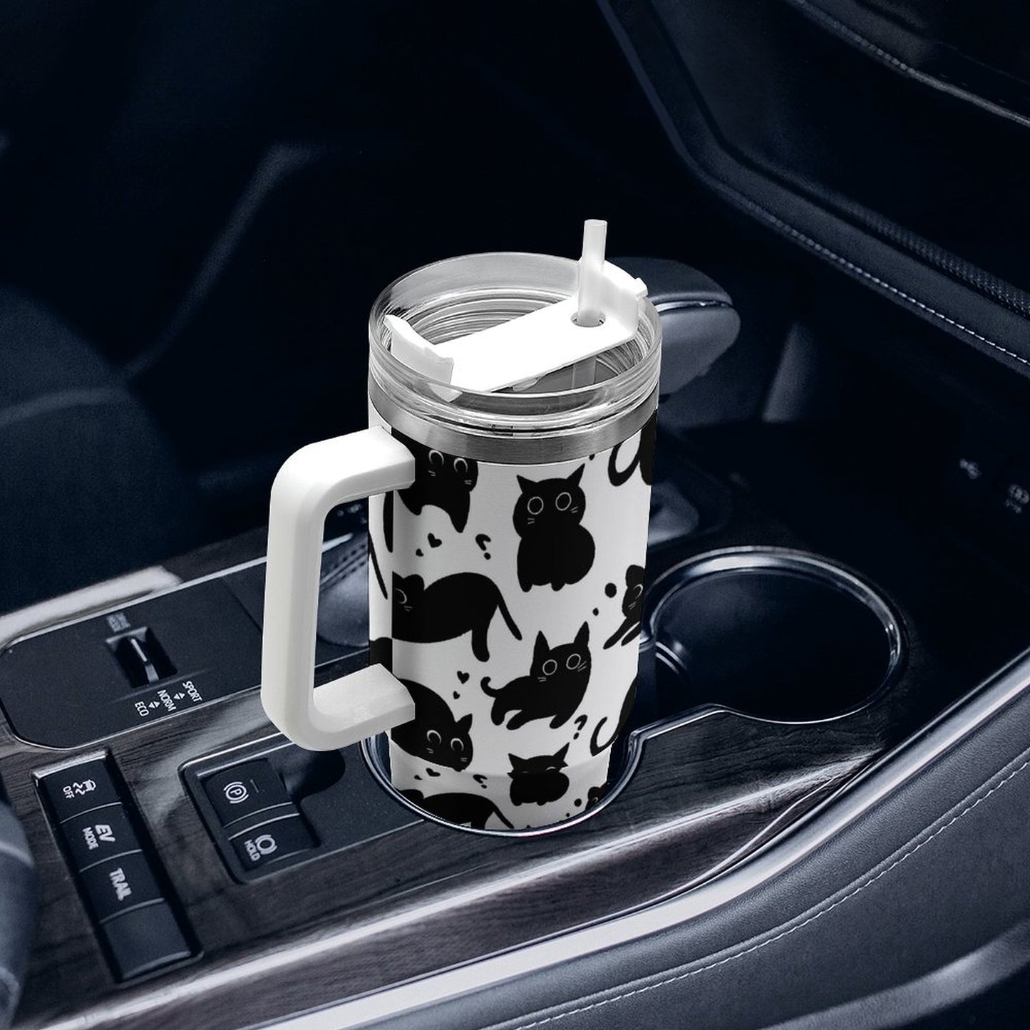 PHDT00117 POD US Local Tumbler 40 oz Large Capacity Car Cup Cat 06