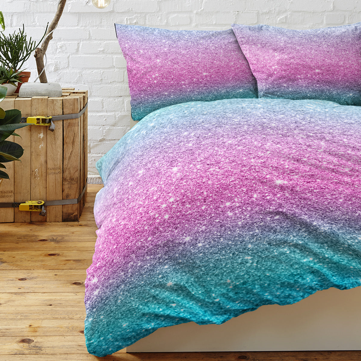 US Local 3 PCS Ultra Soft Duvet Cover Set For Comforter Star Bedding Set Full Queen King Size