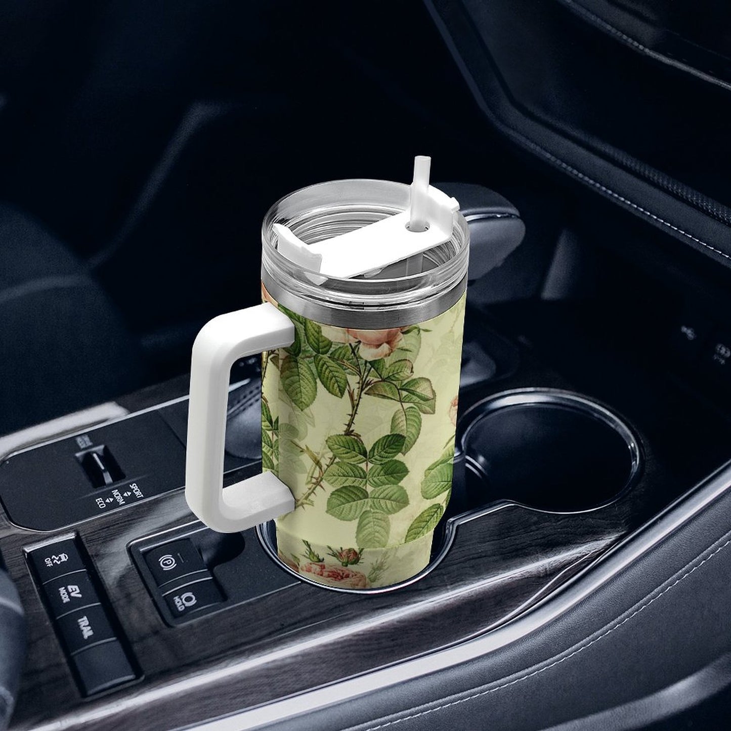 PHDT00444 POD US Local Tumbler 40 oz Large Capacity Car Cup Roses