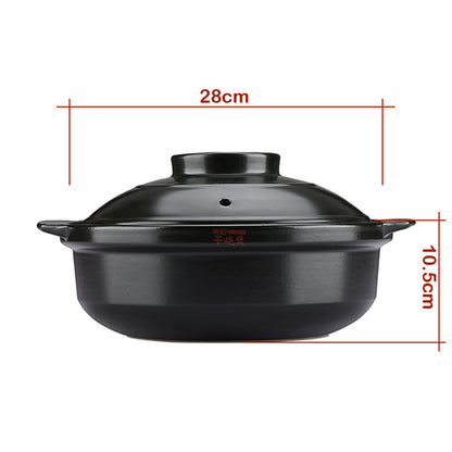 Flame High Temperature Resistant Dry Pot Ceramic Pot Pan Health Pot Pan