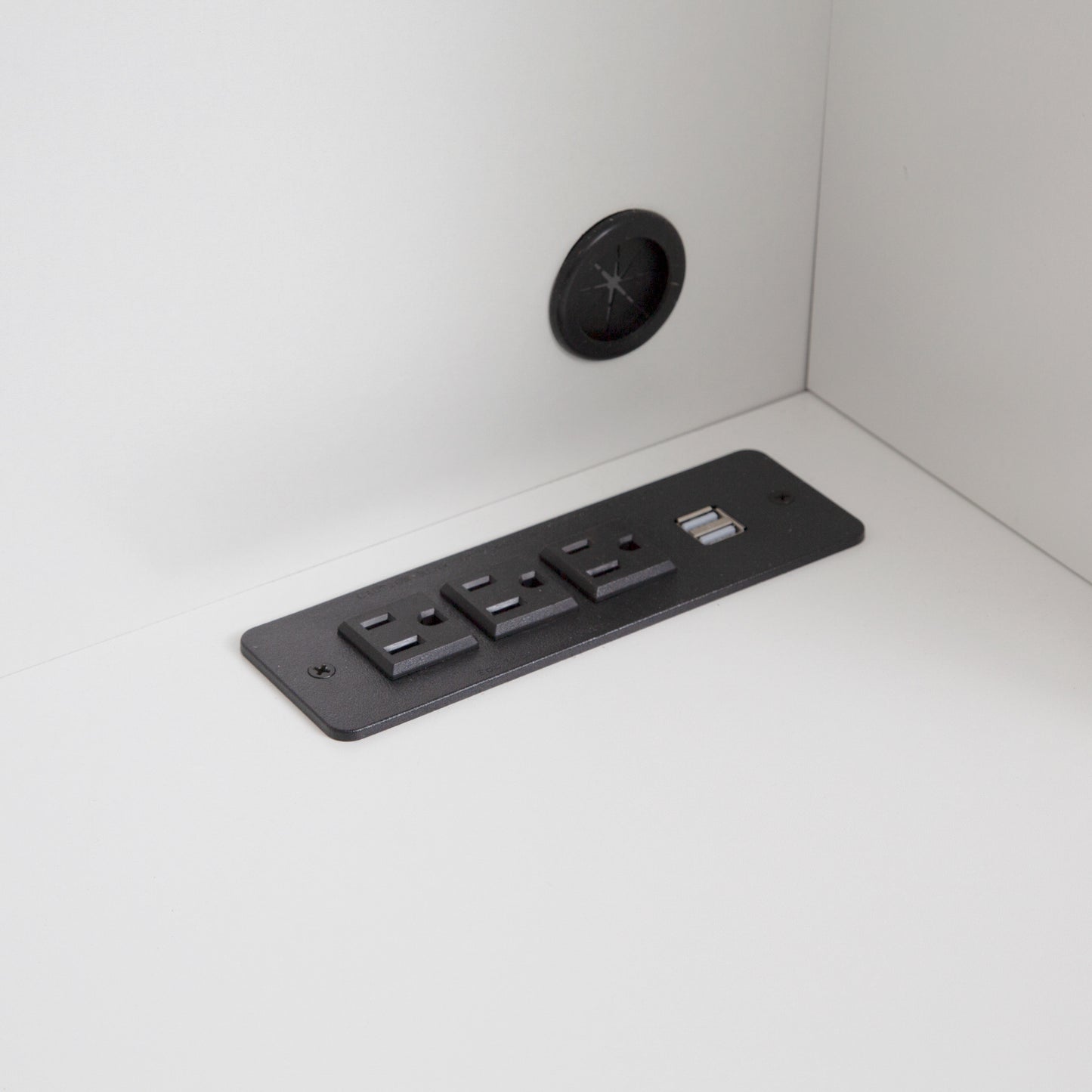 US Local Computer Desk With Hutch & Bookshelf,Wood Executive Desk Teens Student Desk Writing Laptop Home Office Desk With Drawers,3 AC Outlets And 2 USB Charging Ports,Study Laptop Table For Home