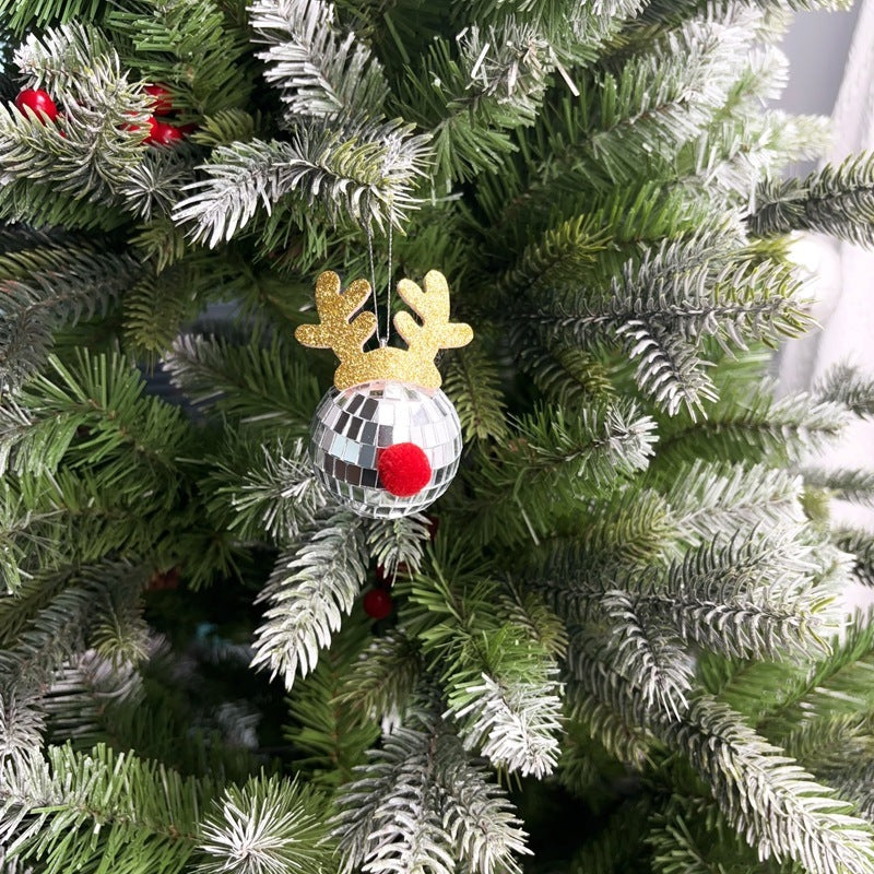 US Local 5PCS Christmas Mirror Disco Ball Decoration