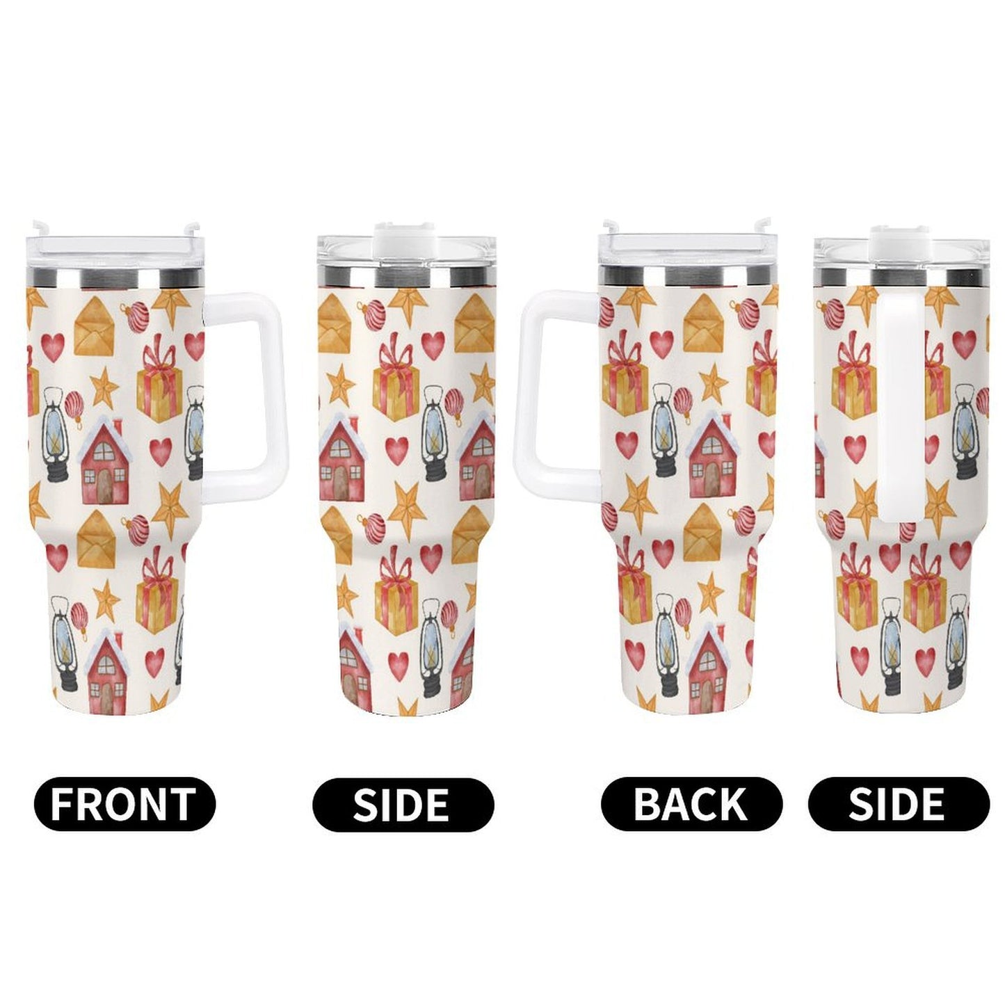 PHDT00168 POD US Local Tumbler 40 oz Large Capacity Car Cup Christmas