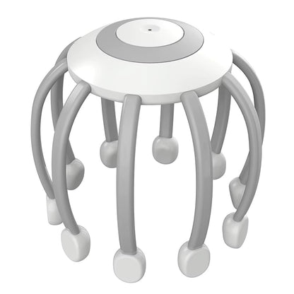 US Local Portable Octopus Electric Head Massager With 10 Detachable Claws 4 Modes Vibration Massage To Relieve Scalp Fatigue