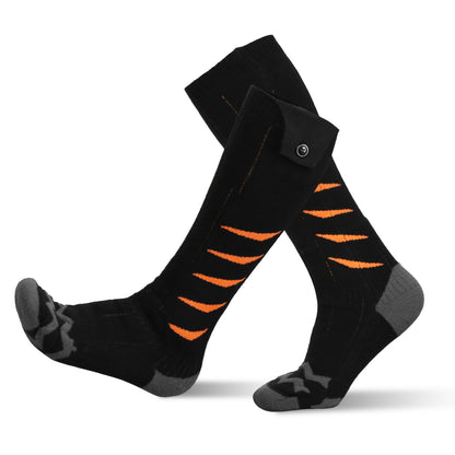 US Local 2 Types Options -- 1 Pair Of Heated Socks For Men Women Electric Heating Socks With APP Control 5000mAh Battery Rechargeable Thermal Socks Winter Warm Socks For Skiing Hiking Camping Hunting
