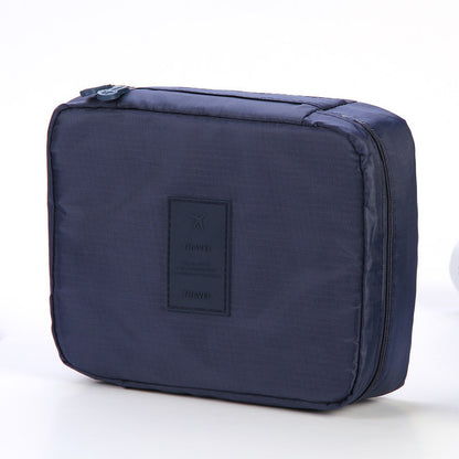US Local Portable Cosmetic Bag Waterproof Divider Multi-grid Pockets Toiletry Bags Travel Storage Handbags Women Make Up Bag