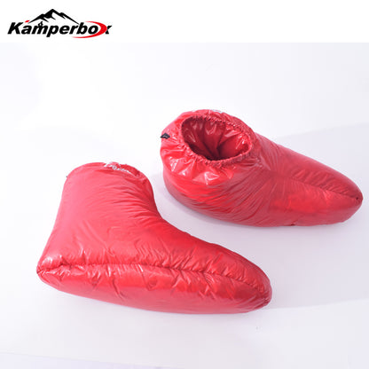 US Local Kamperbox Down Slippers Down Socks Camping Down Booties For Sleeping Bag Camping AQ3