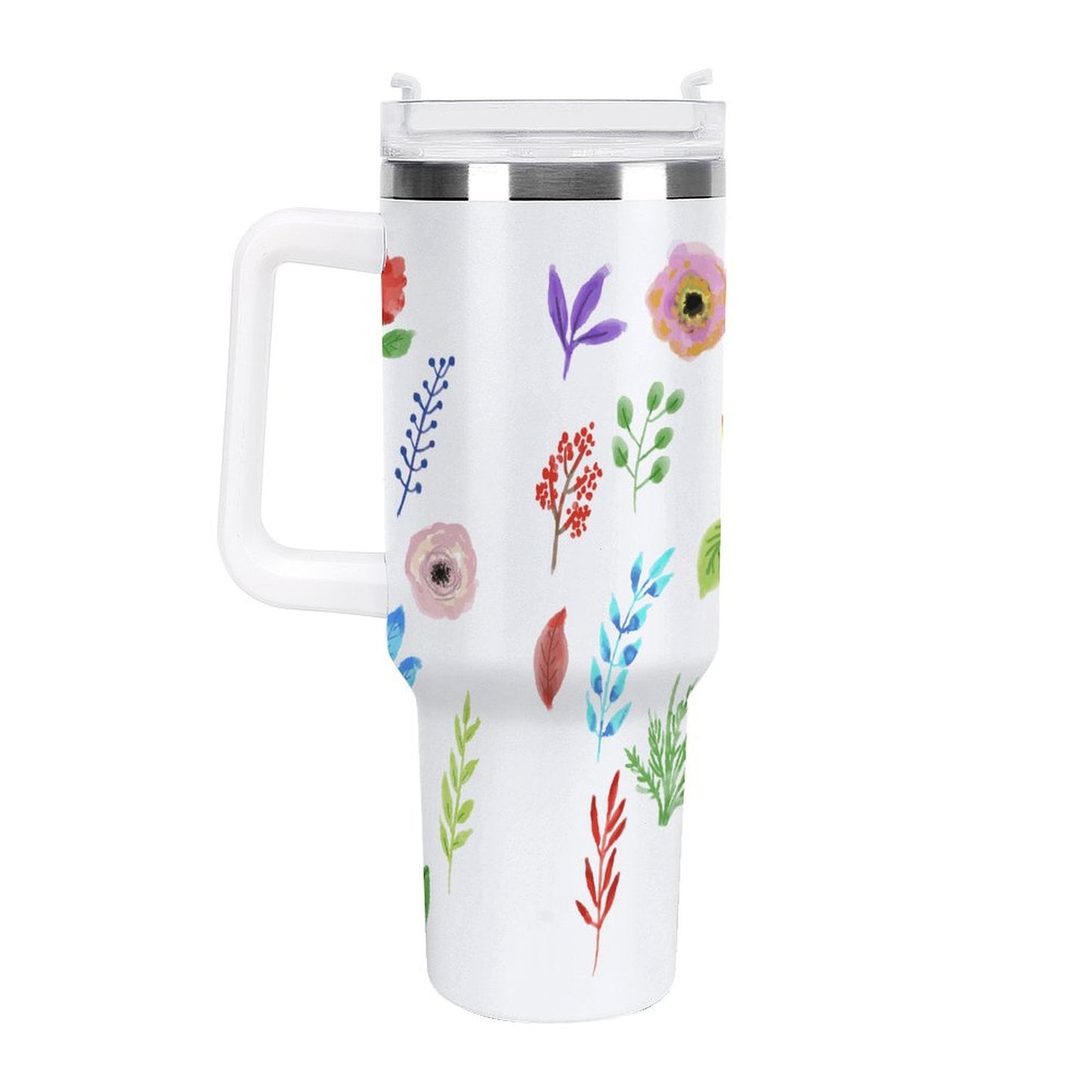 PHDT00195 POD US Local Tumbler 40 oz Large Capacity Car Cup Flower