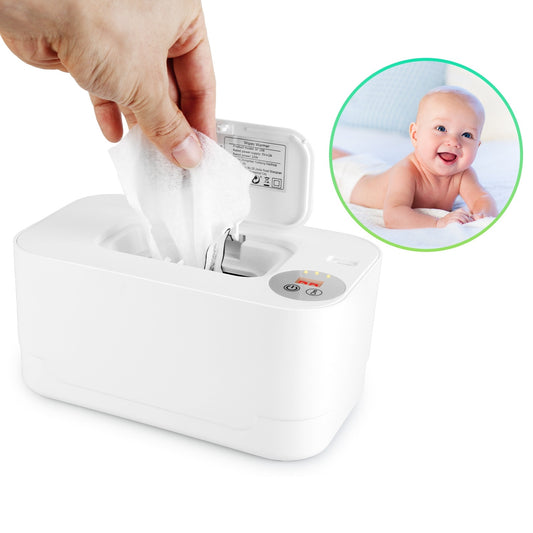 US Local 1Pc Baby Wipe Warmer With 3 Temperature Settings Type C Powered Baby Wet Wipes Dispenser With Night Light Large Capacity Diaper Wipe Warmer For Baby