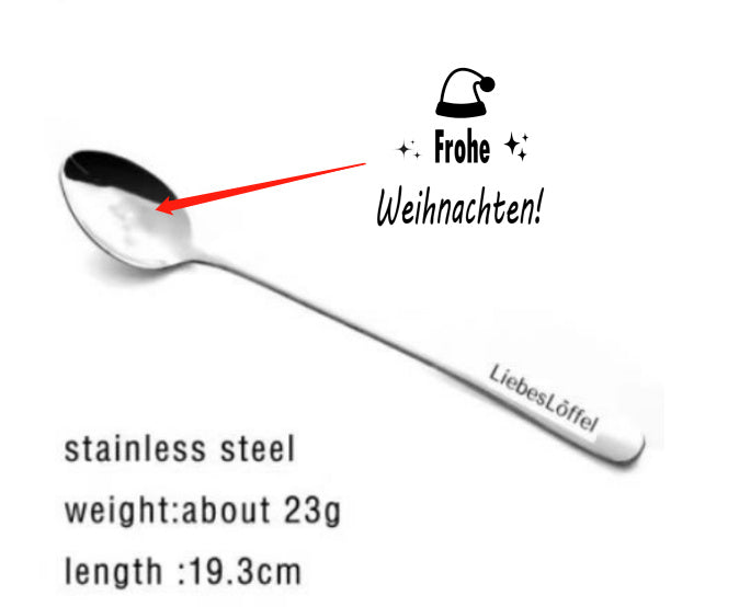 Stainless Steel Spoon You Are My Sunshine Couple Family Tableware