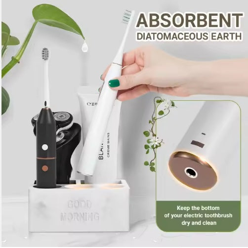 US Local Toothpaste Holder Bathroom Counter Organizer For Electric Toothbrushes For Home Hotel