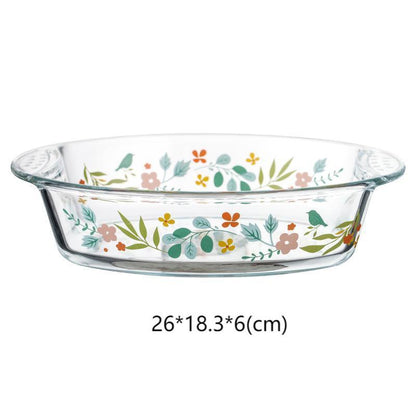 Glass Ovenproof Oval Fish Oven Pan