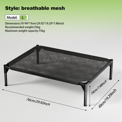 US Local Bi-material Pet Bed Is Of Your Choice,The Detachable Design Of The Oxford Cloth And Breathable Mesh Pet Bed Combines The Characteristics Of Breathable, Waterproof And Odorless To Create A Comforta