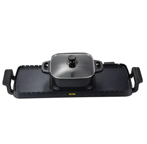 US Local Multifunctional Teppanyaki Grill Pot With Dual Temp Control