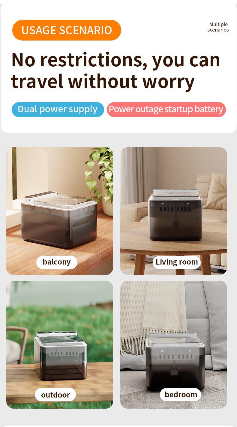 US Local Wireless Charging Battery Driven 304 Stainless Steel Cat Automatic Induction Pet Water Fountain