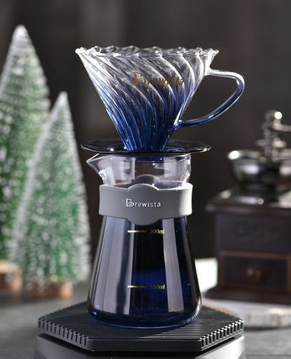 Heat Resistant Glass Hand Brew Coffee Filter Cup Sharing Pot