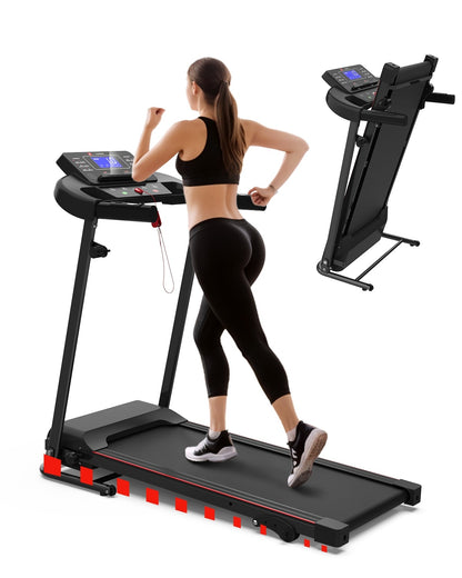US Local Foldable Treadmill Fitness Walking Machine