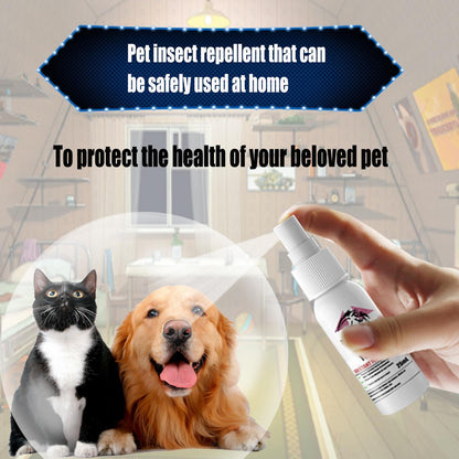 US Local Yegebang Pet Deworming, Flea And Tick Removal, Itching Spray For Cats And Dogs
