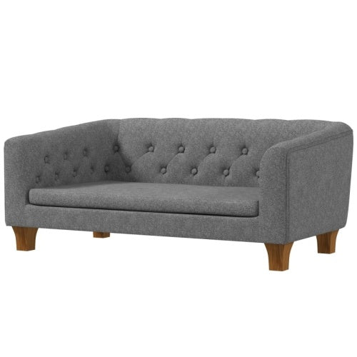 UK Local PawHut Dog Sofa Bed W  Soft Cushion For Medium Dogs - Grey