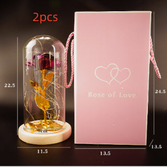 Little Prince Rose Glass Cover