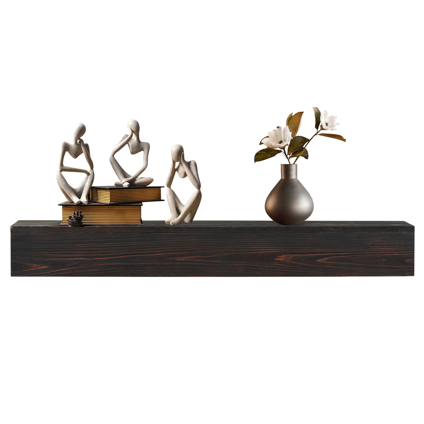 US Local Country Wood Mantelpiece, Wall-mounted Floating Rack, Suitable For Home Decoration