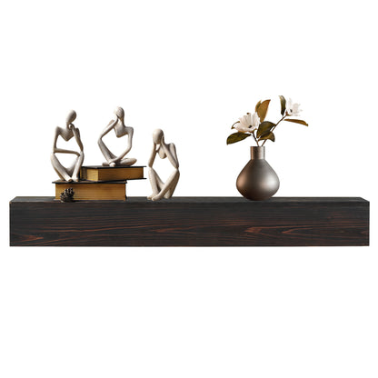 US Local Country Wood Mantelpiece, Wall-mounted Floating Rack, Suitable For Home Decoration