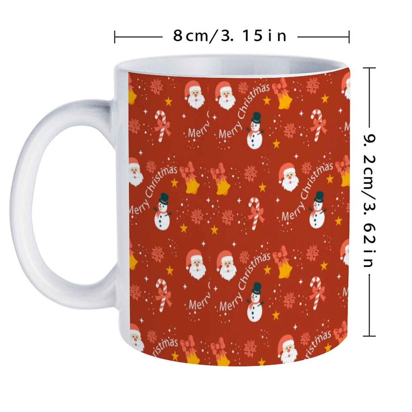 POD US Local White mug with full print, Christmas 0057