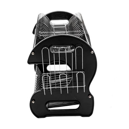 US Local Multi Functional Black Plastic Edge Bowl Rack