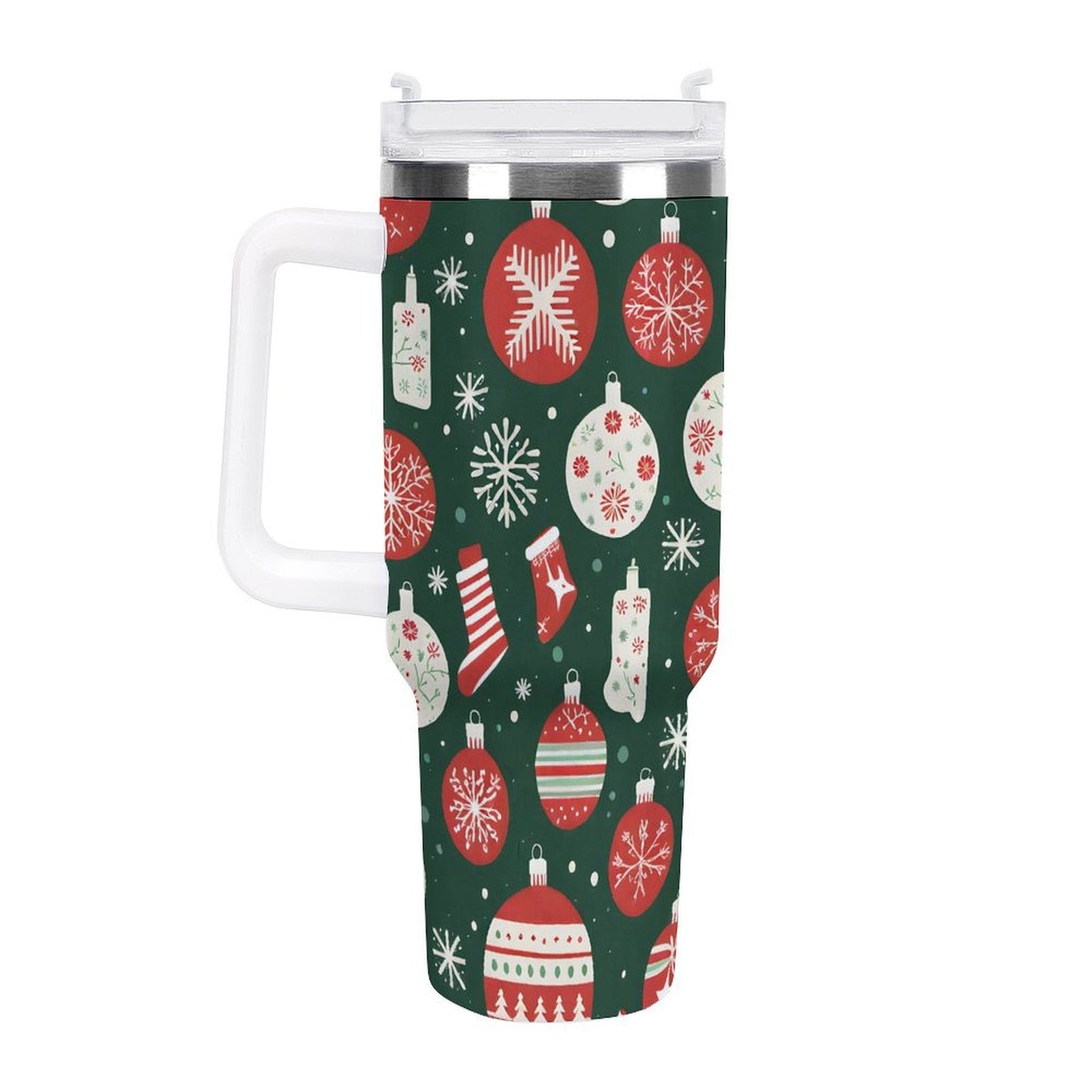 PHDT00130 POD US Local Tumbler 40 oz Large Capacity Car Cup Christmas Lights