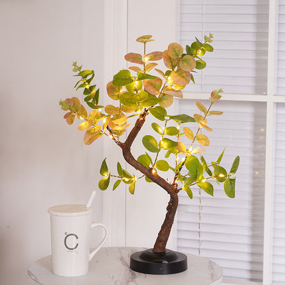 Thanksgiving Maple Leaf Tree Lamp Decorative Creative