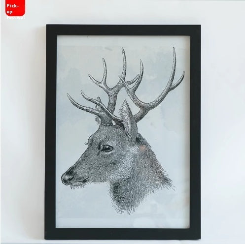 Rectangular Solid Wood Photo Frame Photo Wall Wall Hanging Table Wooden Picture Frame