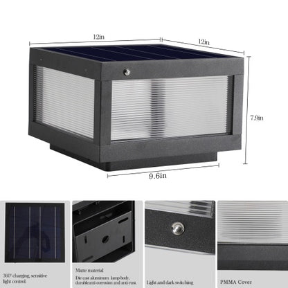 US Local Solar Wall Light With Dimmable LEDs