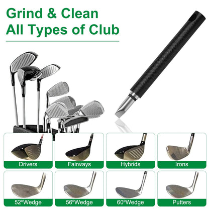 US Local 1Pc 3 In 1 Golf Club Cleaning Kit Golf Club Cleaner Brush With 5Oz Water Bottle Retractable Clip Groove Sharpener Golf Towel Gift For Golfers