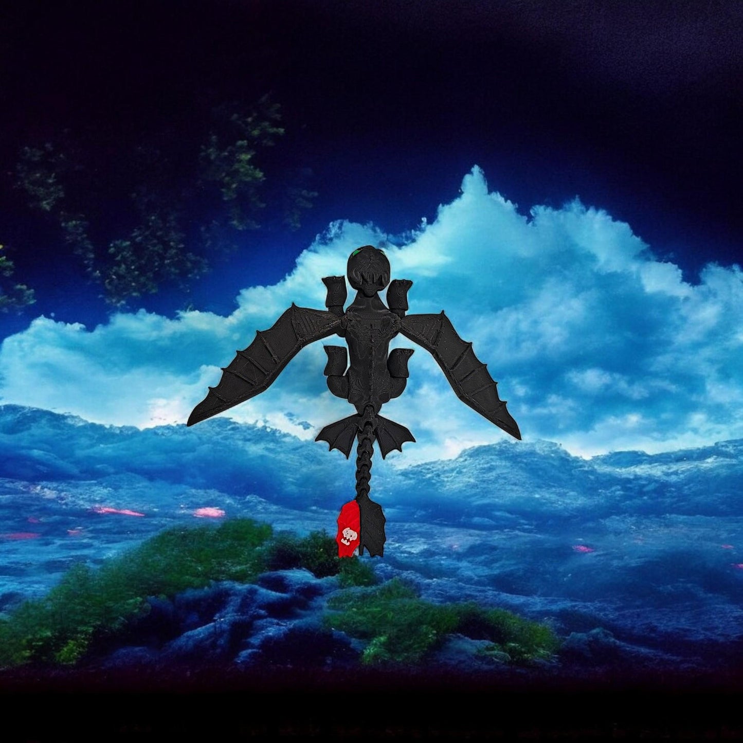 US Local Toothless Dragon Cute Cool Design High Texture Exquisite Details Charming Appearance Dinosaur Fans Collectible Home Decorations