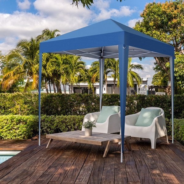 US Local Blue Non Enclosed Folding Shed