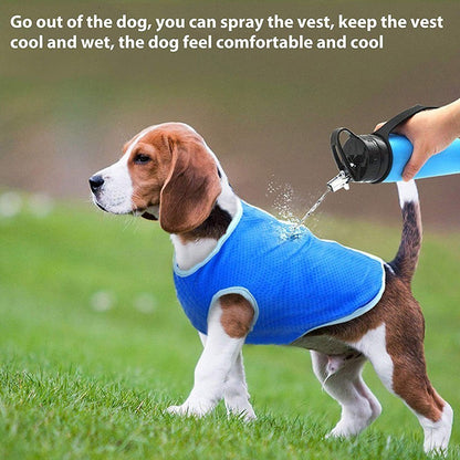 US Local Dog Summer Cooling Vest, Pet Cooling Clothes Dog Cat Cooling Vest, Summer Heat Relief Vest Pet Dog Clothes Summer Clothes For Dogs Dog Cooling Vest